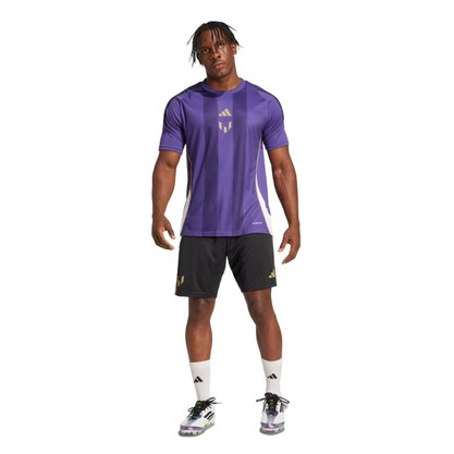 Camiseta Adidas M/C Tiro Messi Masculina IZ2997