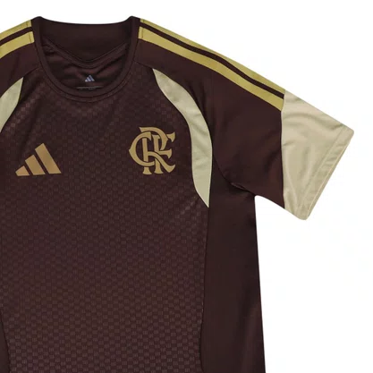 Camiseta Adidas M/C Treino Flamengo Tiro26 Masculina JZ2374