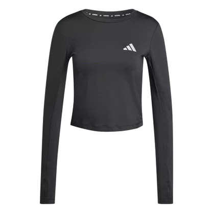 Camiseta Adidas M/L Longa Cropped Essentials Fem KE8416