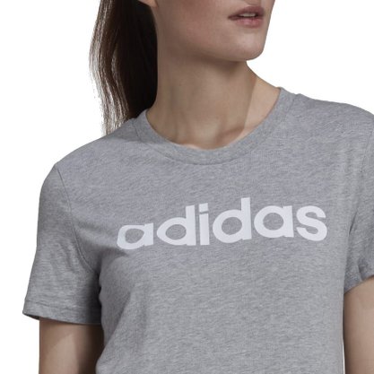 Camiseta Adidas Slim Logo Feminino HL2053