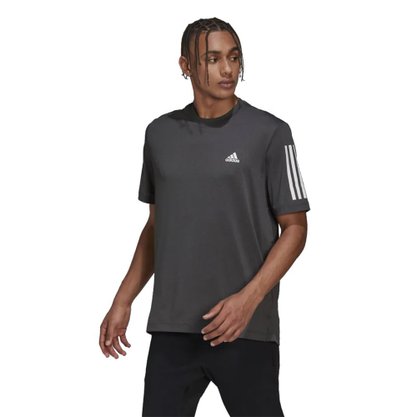 Camiseta Adidas Training 365 3 Listras Masculina HD3550
