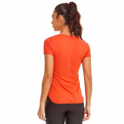 Camiseta Alto Giro M/C Skin Fit Alongada V Fem 2311718-C5546
