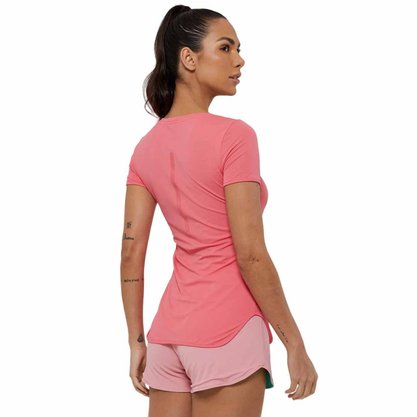 Camiseta Alto Giro Skin Fit Alongada Feminino 2331702-C5660