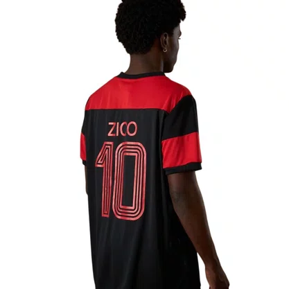 Camiseta Braziline Flamengo Nova Zico Retrô Masc 00100450713