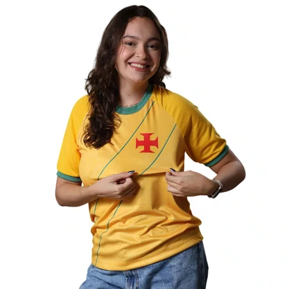 Camiseta Braziline M/C Brasil Vasco Folha Fem 00200786408