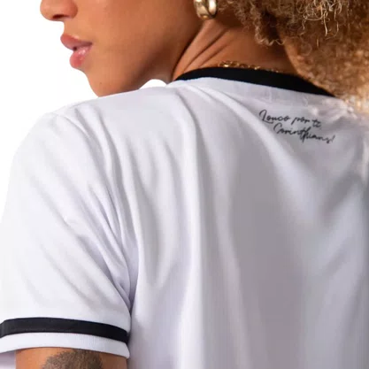 Camiseta Braziline M/C Corinthians Lumina Fem 00700723301