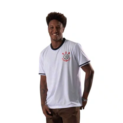Camiseta Braziline M/C Corinthians Lumina Masculina 00700723401