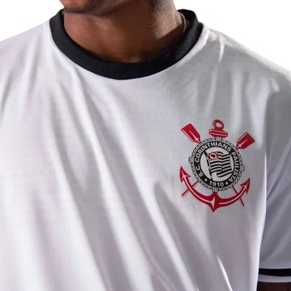 Camiseta Braziline M/C Corinthians Lumina Masculina 00700723401