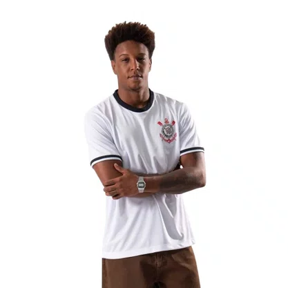 Camiseta Braziline M/C Corinthians Lumina Masculina 00700723401