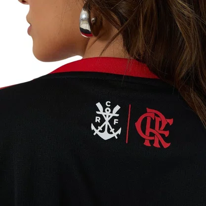 Camiseta Braziline M/C Flamengo Emoção Feminina 00100742614