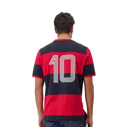 Camiseta Braziline M/C Flamengo Lib 81 Zico Masculina 00100053513