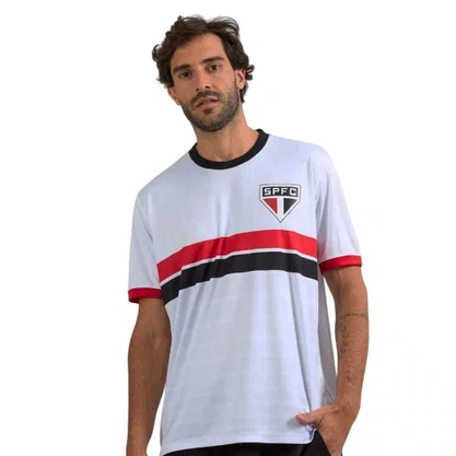 Camiseta Braziline M/C São Paulo Tela Masculina 00900738201