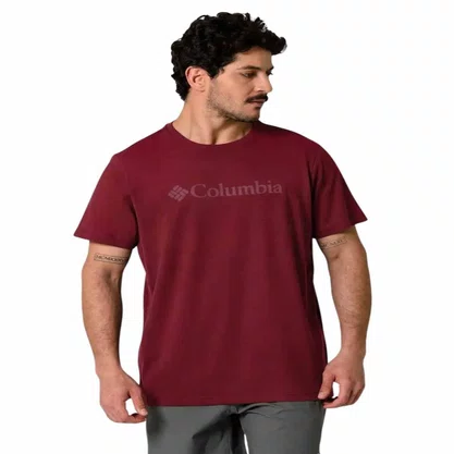 Camiseta Columbia M/C Basic Logo II Branded Masculino 321015-670