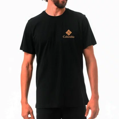 Camiseta Columbia M/C CSC Stacked Logo Masc 321076-010