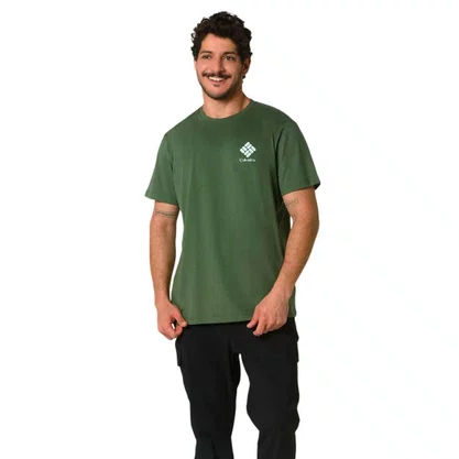 Camiseta Columbia M/C Csc Stacked Logo Masculina 321076-303