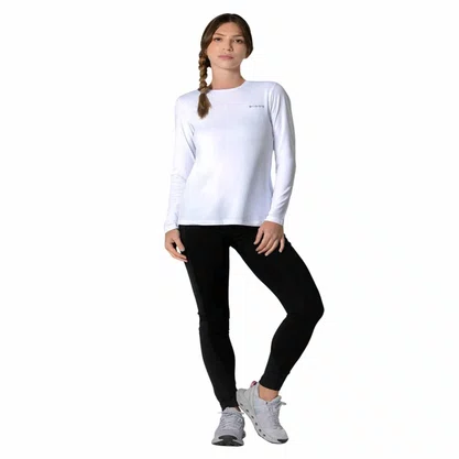Camiseta Columbia M/L Neblina Feminino 320423-100