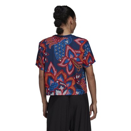Camiseta Cropped Estampada Farm Rio Feminina HI5238