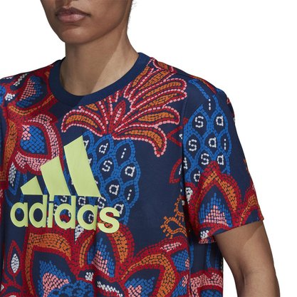 Camiseta Cropped Estampada Farm Rio Feminina HI5238