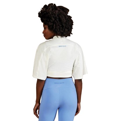Camiseta Cropped Alto Giro Eco Nature Cós Ribana Feminina
