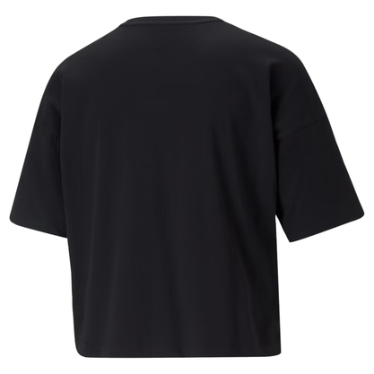 Camiseta Cropped Puma Essentials Logo Feminino 586866-01