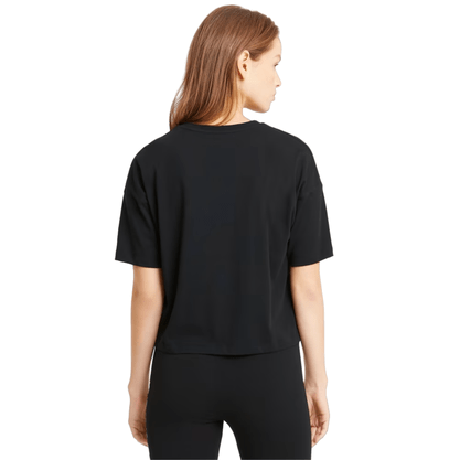 Camiseta Cropped Puma Essentials Logo Feminino 586866-01