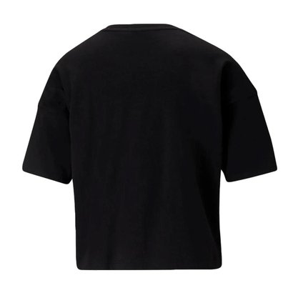 Camiseta Cropped Puma Small Logo Feminina 586867-01