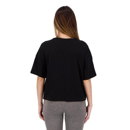 Camiseta Cropped Puma Small Logo Feminina 586867-01