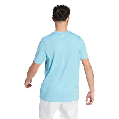Camiseta Essentials Linear Embroidered Logo Masc IJ8659