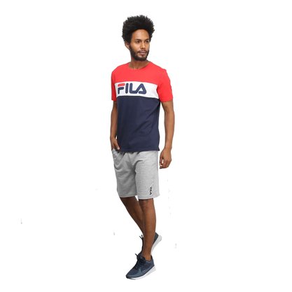 Camiseta Fila Letter Colors Masculina 875028-188