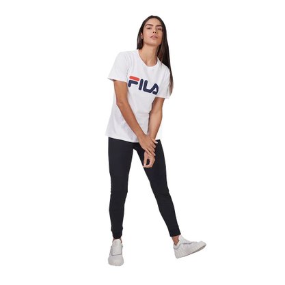 Camiseta Fila Letter Premium Feminina F12L247-100