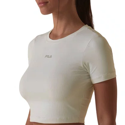 Camiseta Fila M/C Cropped Essential Feminina F12AT00890-100