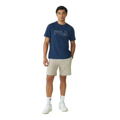 Camiseta Fila M/C Regular Letter Outline Masculina F11L174-3354