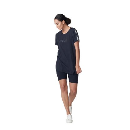 Camiseta Fila Slim Letter Tape Feminina F12L190-160
