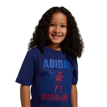 Camiseta Infantil Adidas M/C Marvel Homem Aranha JZ7667