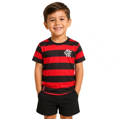 Camiseta Infantil Betel M/C Flamengo I 8126015-9362