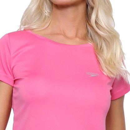 Camiseta Speedo Interlock Canoa Feminina 071687-436