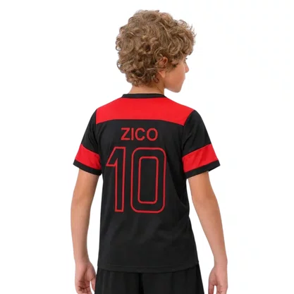 Camiseta Juv Braziline Flamengo Nova Zico Retro 00100450813