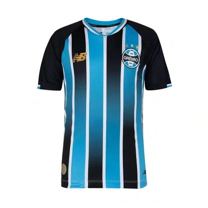 Camiseta Juv New Balance Grêmio Torcedor I 2026 JT831846-PCB
