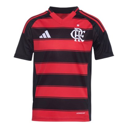 Camiseta Juvenil Adidas Flamengo I 25/26 IV6048