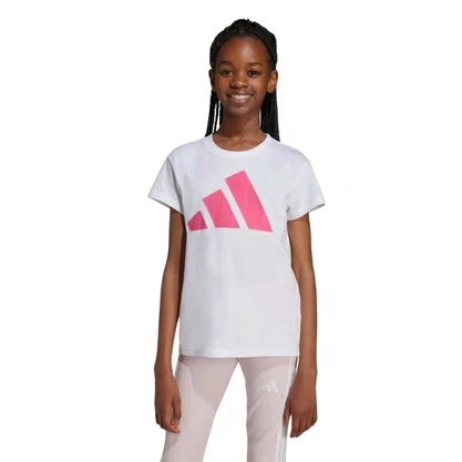 Camiseta Juvenil Adidas M/C Big Logo Feminina JW2383