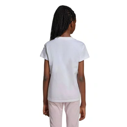 Camiseta Juvenil Adidas M/C Big Logo Feminina JW2383