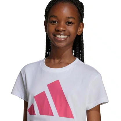 Camiseta Juvenil Adidas M/C Big Logo Feminina JW2383
