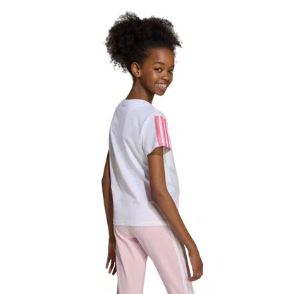 Camiseta Juvenil Adidas M/C Essentials 3 Stripes JY4973