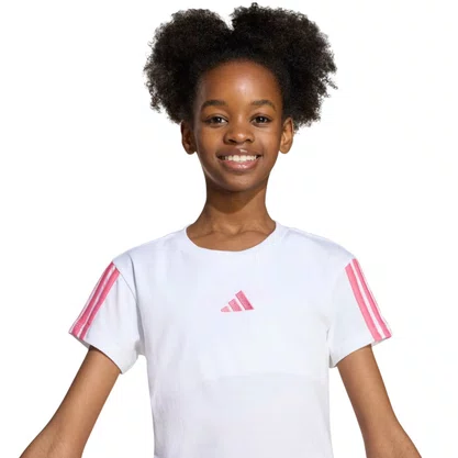 Camiseta Juvenil Adidas M/C Essentials 3 Stripes JY4973