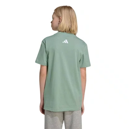 Camiseta Juvenil Adidas M/C Essentials Linear Logo JZ7812
