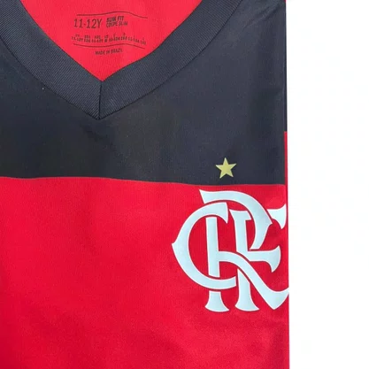 Camiseta Juvenil Adidas M/C Flamengo I 26 JZ8876