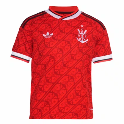Camiseta Juvenil Adidas M/C Flamengo III 26/27 JZ3145