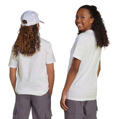 Camiseta Juvenil Adidas M/C Logo Linear JC9747