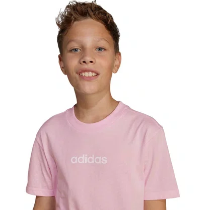 Camiseta Juvenil Adidas M/C Logo Linear JC9750