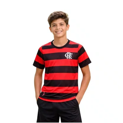 Camiseta Juvenil Betel M/C Flamengo I 8126014-9362
